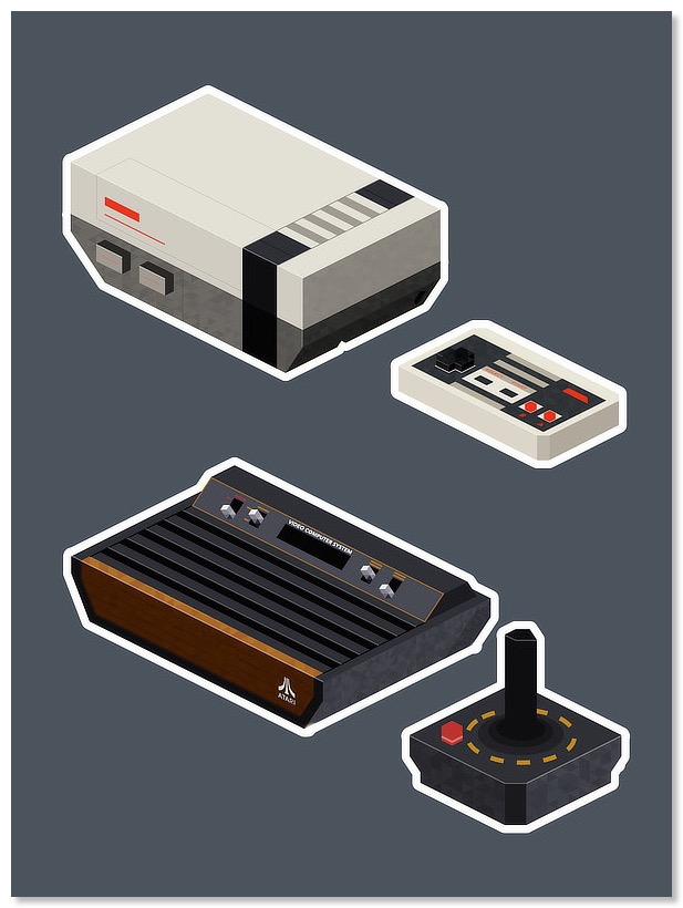 console nintendo NES atari 2600