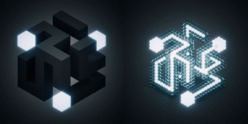 arbstract cubes voxel